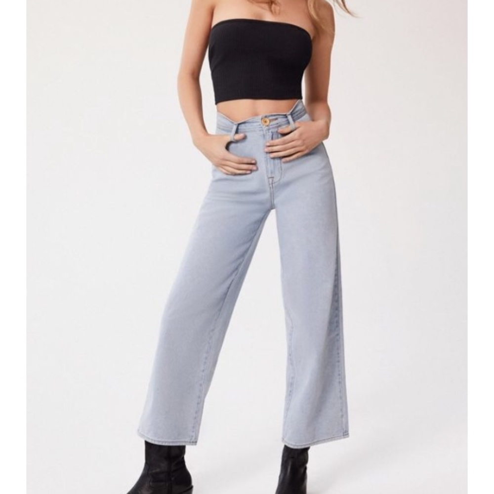 ISO BDG urban outfitters cropped wide leg jeans 24